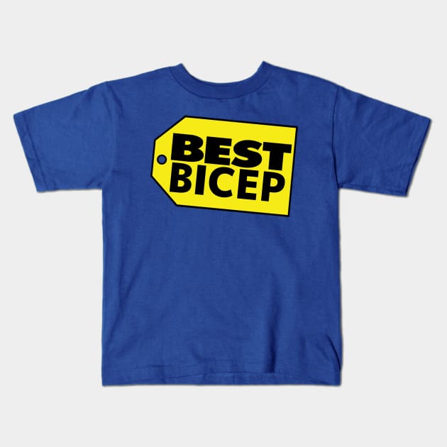 best bicep Kids T-Shirt by comments